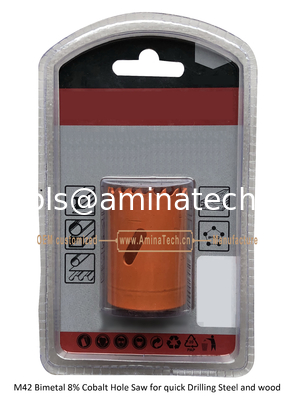 M42 Bimetal 8% Cobalt Hole Saw for quick Drilling Steel and wood,Power Tools supplier
