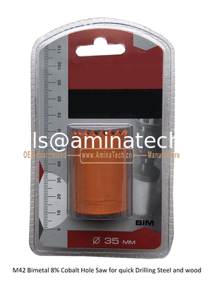 M42 Bimetal 8% Cobalt Hole Saw for quick Drilling Steel and wood,Power Tools supplier