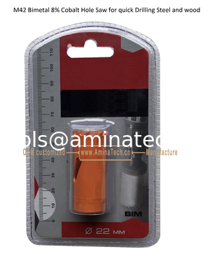 M42 Bimetal 8% Cobalt Hole Saw for quick Drilling Steel and wood,Power Tools supplier