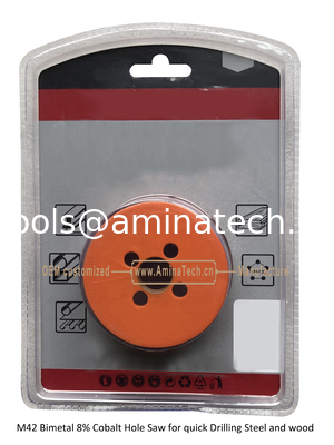 M42 Bimetal 8% Cobalt Hole Saw for quick Drilling Steel and wood,Power Tools supplier