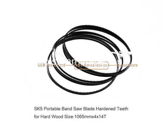 SK5 Portable Bandsaw BladeHardened Teeth for Hard Wood Size:1065mmx4x14T supplier