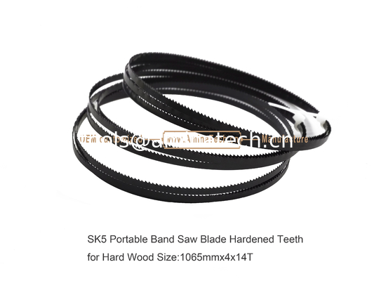 SK5 Portable Bandsaw BladeHardened Teeth for Hard Wood Size:1065mmx4x14T supplier