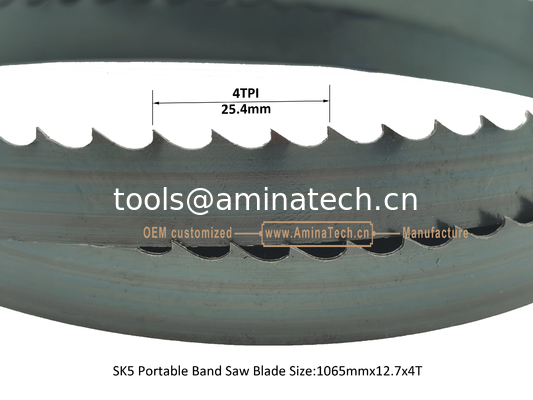 SK5 Portable Band Saw Blade Size:1065mmx12.7x4T,Cutting  Wood supplier