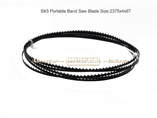 SK5 Portable Bandsaw Blade Size:2375mmx4x6T,Cutting Wood supplier