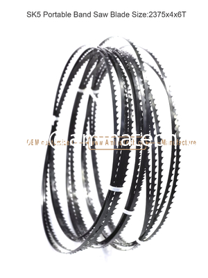 SK5 Portable Bandsaw Blade Size:2375mmx4x6T,Cutting Wood supplier