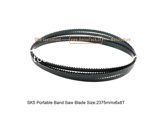 SK5 Portable Band Saw Blade Size:2375mmx6x8T,For Cutting Both Wood and Soft metal supplier