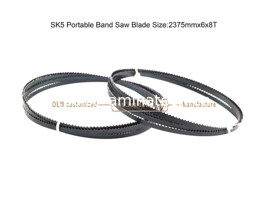 SK5 Portable Band Saw Blade Size:2375mmx6x8T,For Cutting Both Wood and Soft metal supplier