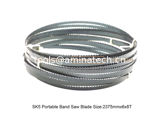 SK5 Portable Band Saw Blade Size:2375mmx6x8T,For Cutting Both Wood and Soft metal supplier