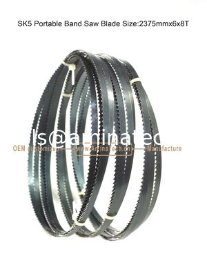 SK5 Portable Band Saw Blade Size:2375mmx6x8T,For Cutting Both Wood and Soft metal supplier