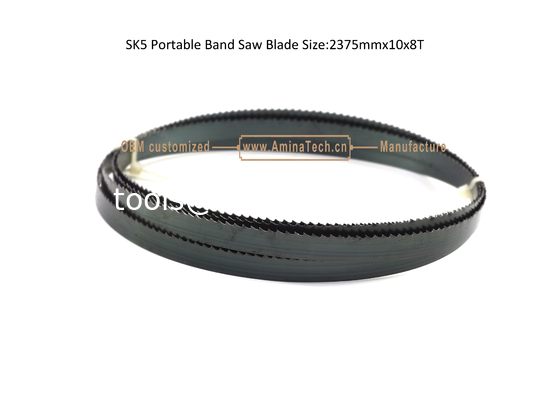 SK5 Portable Band Saw Blade Size:2375mmx10x8T,Cutting Wood supplier