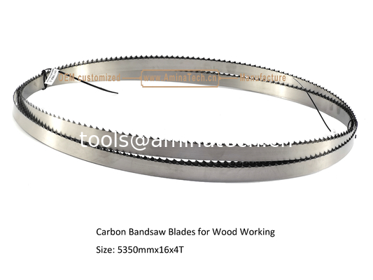 Carbon Band Saw Blades for Wood WorkingSize: 5350mmx16x4T,Power Tools,Cutting Wood supplier