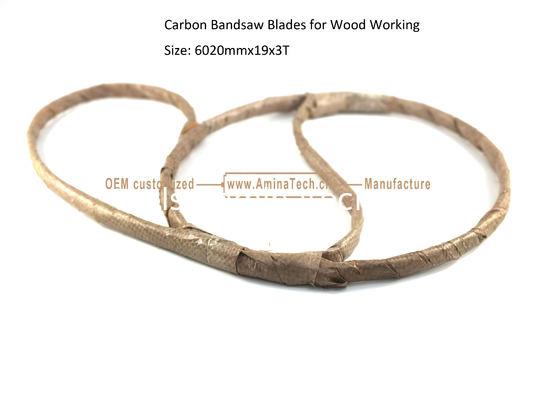 Carbon Bandsaw Blades for Wood Working Size: 6020mmx19x3T,Cutting Wood supplier