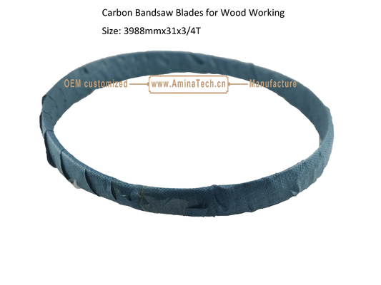 Carbon Band Saw Blades for Wood Working Size: 3988mmx31x3/4T,Cutting Wlood supplier