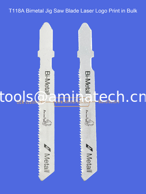 T118A Bimetal Jig Saw Blade Laser Logo Print in Bulk,Reciprocating Saw Blade ,Power Tools supplier