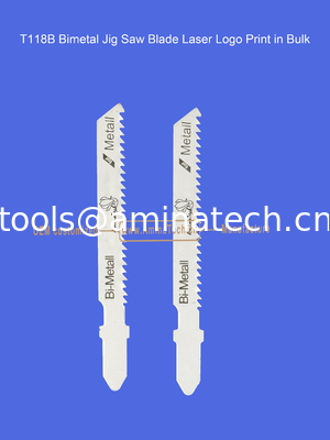 T118B Bimetal Jig Saw Blade Laser Logo Print in Bulk,Reciprocating Saw Blade ,Power Tools supplier