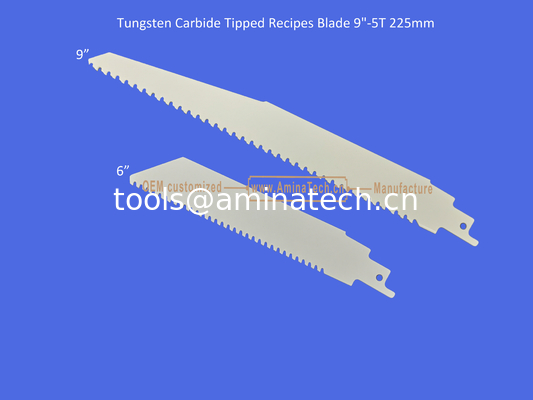 Tungsten Carbide Tipped Recipes Blade 9"-5T 225mm，Reciprocating，Power Tools supplier