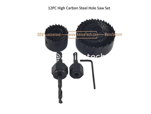 12PC High Carbon Steel Hole Saw Set,Power Tools supplier