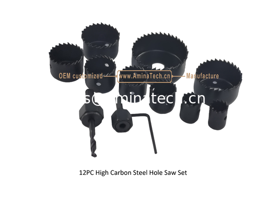 12PC High Carbon Steel Hole Saw Set,Power Tools supplier