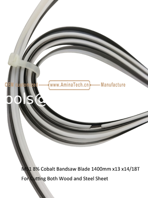 M51 8% Cobalt Band Saw Blade   1400mm x13 x14/18T   For Cutting Both Wood and Steel Sheet supplier