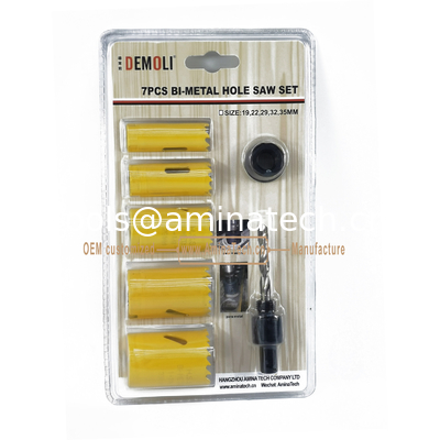 7PC Bi-Metal Hole Saw Set,Power Tools,Drill Bits supplier