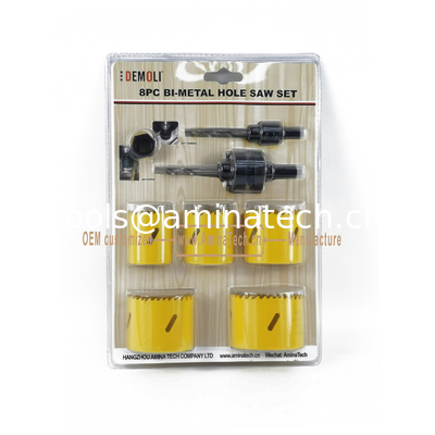 8PC Bi-Metal Hole Saw Set,Power Tools,Drill Bits supplier