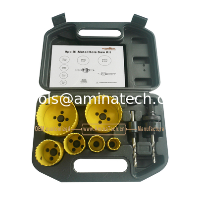 9PC Bi-Metal Hole Saw Set,Power Tools,Drill Bits supplier