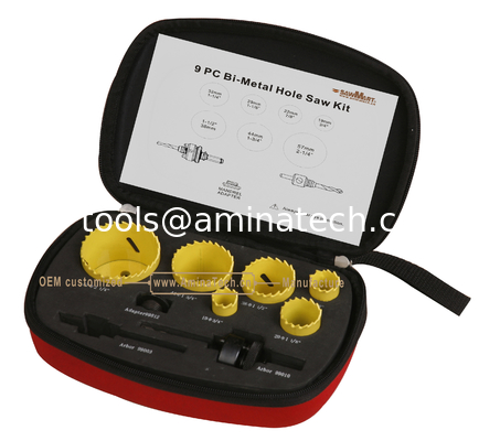 9PC Bi-Metal Hole Saw Set,Power Tools,Drill Bits supplier