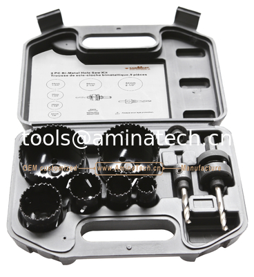 9PC Bi-Metal Hole Saw Kit,Power Tools,Drill Bits supplier