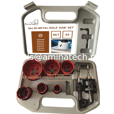 9PC Bi-Metal Hole Saw Kit,Power Tools,Drill Bits supplier