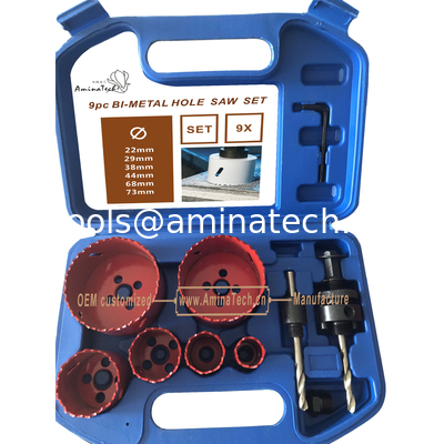 9PC Bi-Metal Hole Saw Kit,Power Tools,Drill Bits supplier