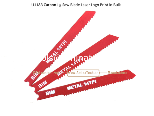 U118B Bimetal Jig Saw Blade Laser Logo Print in Bulk,Reciprocating Saw Blade ,Power Tools supplier