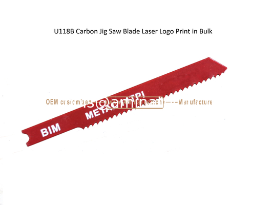 U118B Bimetal Jig Saw Blade Laser Logo Print in Bulk,Reciprocating Saw Blade ,Power Tools supplier