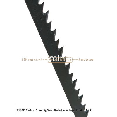 T144D Carbon Jig Saw Blade Laser Logo Print in Bulk size:100mmx8x6T, Cutting Woods,Reciprocating Saw Blade supplier