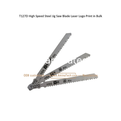 T127D High Speed Steel Jig Saw Blade Laser Logo Print in Bulk size:100mmx8x8T, Cutting Woods,Reciprocating Saw Blade supplier