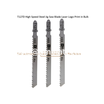 T127D High Speed Steel Jig Saw Blade Laser Logo Print in Bulk size:100mmx8x8T, Cutting Woods,Reciprocating Saw Blade supplier