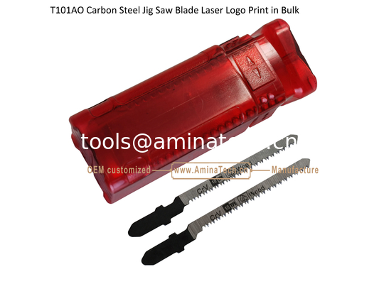 T101AO Carbon Jig Saw Blade Laser Logo Print in Bulk size:83mmx6x18T, Cutting Woods, Reciprocating Saw  Blade supplier