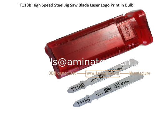 T118B High Speed Steel Jig Saw Blade Laser Logo Print in Bulk,Reciprocating Saw Blade ,Power Tools supplier