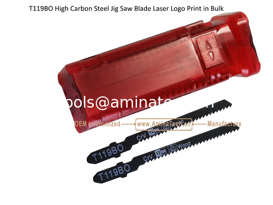 T119BO Carbon Jig Saw Blade Laser Logo Print in Bulk size:82mmX6x12T, Cutting Wood,Reciprocating supplier