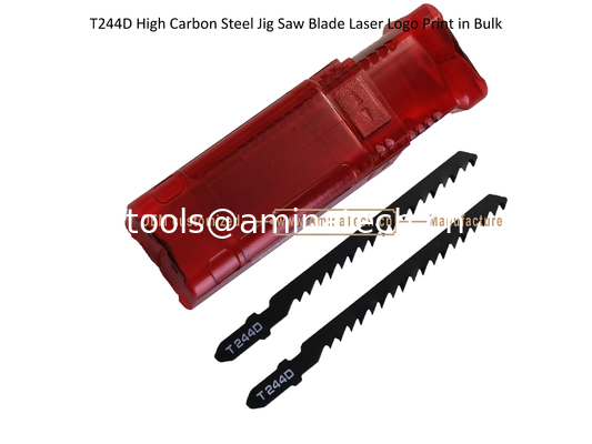 T244D Carbon Jig Saw Blade Laser Logo Print in Bulk size:100mmx6.5x6T, Cutting Woods,Reciprocating Saw Blade,Power Tools supplier