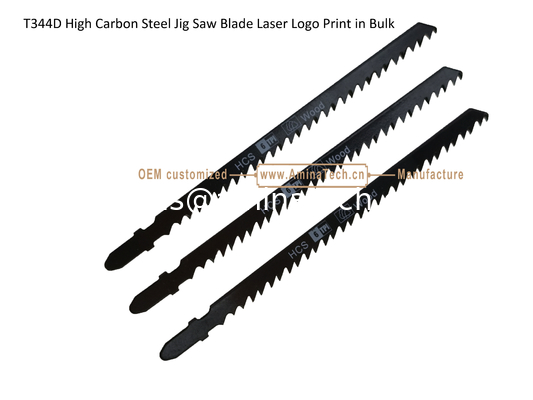 T344D Carbon Jig Saw Blade Laser Logo Print in Bulk size:145mmx8x6T, Cutting Woods,Reciprocating Saw Blade supplier