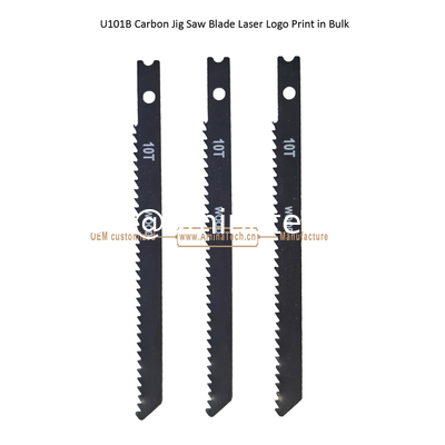 U101B Carbon Steel Jig Saw Blade Laser Logo Print in Bulk size:100mmx8x10T, Cutting Wood,,Reciprocating Saw Blade supplier