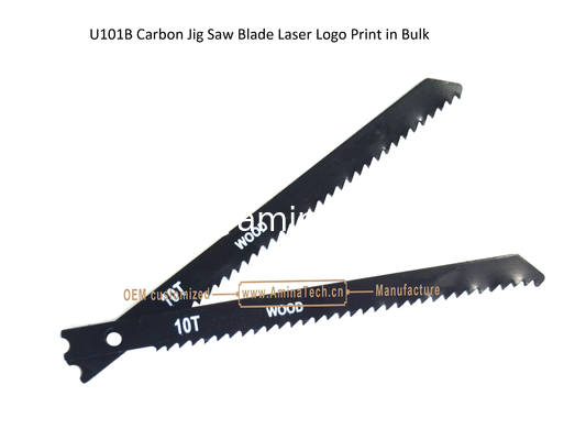 U101B Carbon Steel Jig Saw Blade Laser Logo Print in Bulk size:100mmx8x10T, Cutting Wood,,Reciprocating Saw Blade supplier