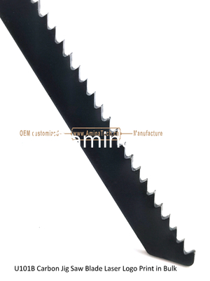U101B Carbon Steel Jig Saw Blade Laser Logo Print in Bulk size:100mmx8x10T, Cutting Wood,,Reciprocating Saw Blade supplier