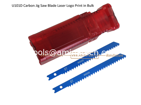 U101D Carbon Steel Jig Saw Blade Laser Logo Print in Bulk size:100mmx8x10T, Cutting Woods,Reciprocating Saw Blade supplier