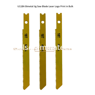U118A Bimetal Jig Saw Blade Laser Logo Print in Bulk,Reciprocating Saw Blade ,Power Tools supplier