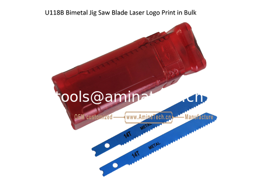 U118B Bimetal Jig Saw Blade Laser Logo Print in Bulk,Reciprocating Saw Blade ,Power Tools supplier