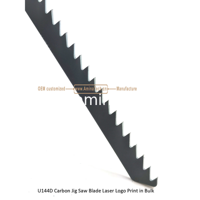 U144D Carbon Jig Saw Blade Laser Logo Print in Bulk size:100mmx8x6T, Cutting Woods,Reciprocating Saw Blade supplier