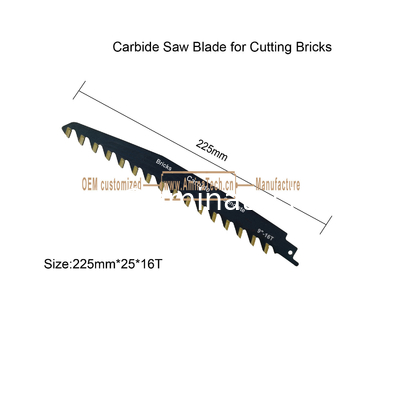 Carbide Saw Blade for Cutting Bricks  Size:225mmx25x16T,Power Tools,Reciprocating supplier