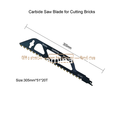 Carbide Saw Blade for Cutting Bricks Size:305mmx51x20T,Power Tools,Reciprocating supplier